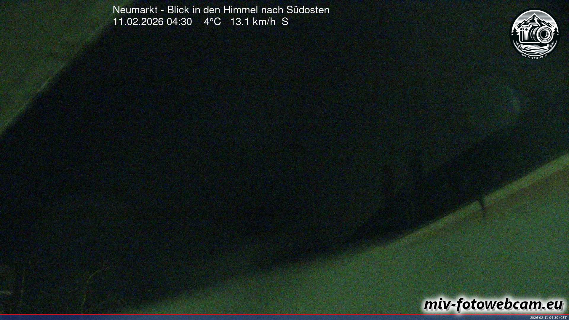 Archiv Foto Neumarkt in der Oberpfalz: Wetter-Webcam Richtung Südosten