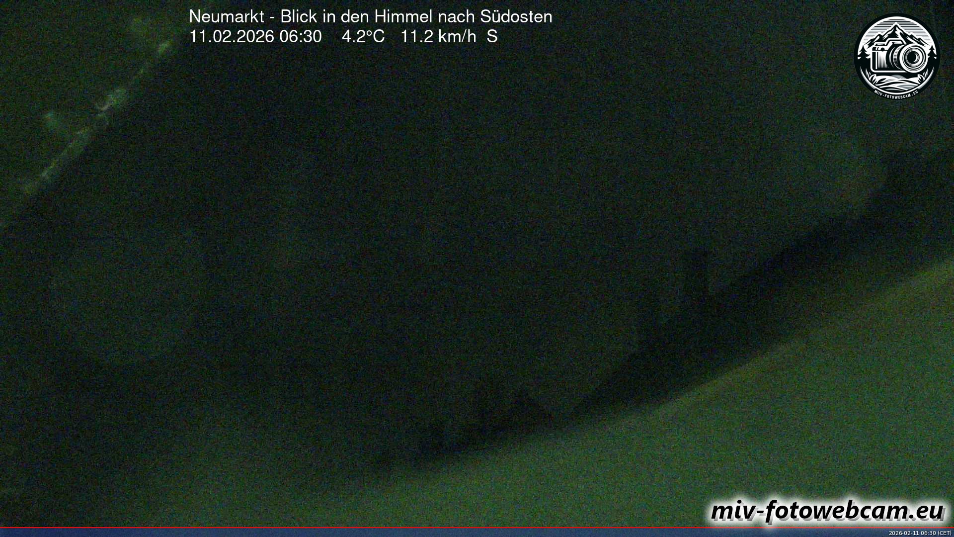 Archiv Foto Neumarkt in der Oberpfalz: Wetter-Webcam Richtung Südosten