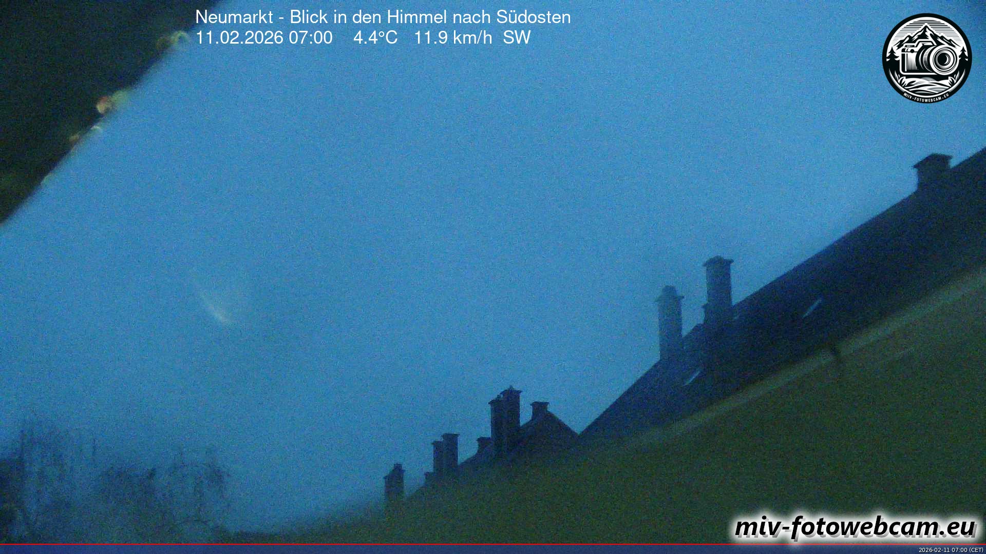 Archiv Foto Neumarkt in der Oberpfalz: Wetter-Webcam Richtung Südosten