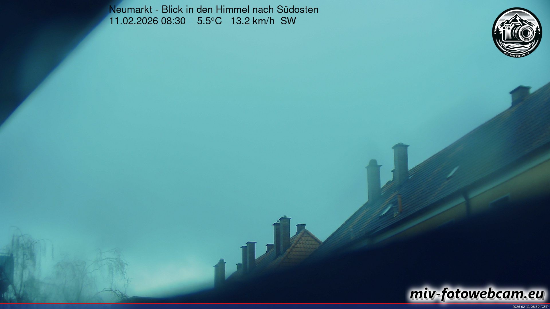 Archiv Foto Neumarkt in der Oberpfalz: Wetter-Webcam Richtung Südosten