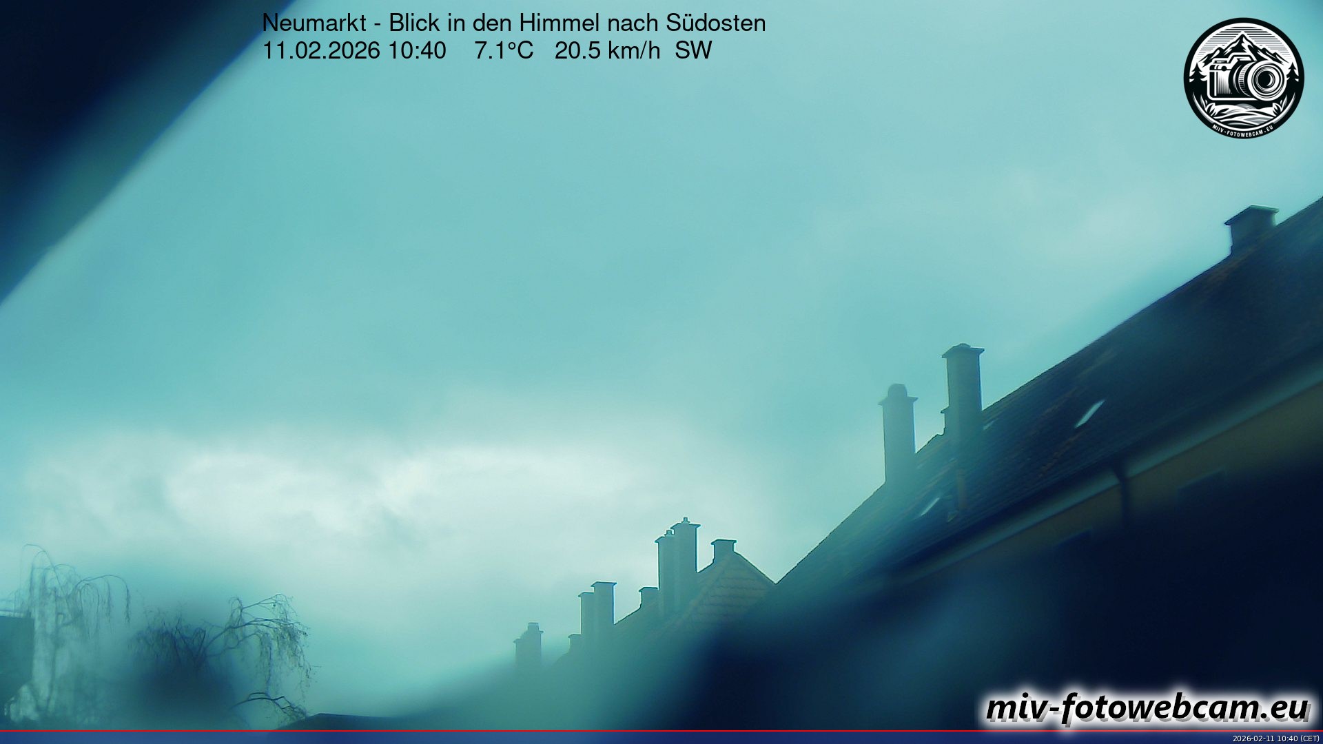 Archiv Foto Neumarkt in der Oberpfalz: Wetter-Webcam Richtung Südosten