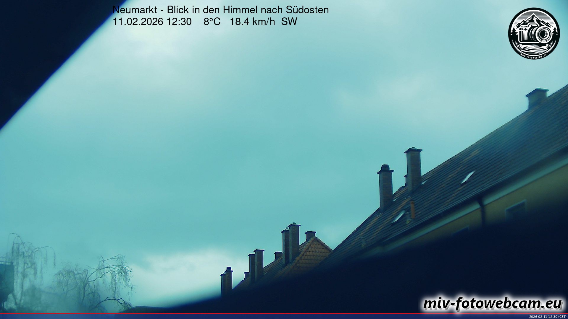 Archiv Foto Neumarkt in der Oberpfalz: Wetter-Webcam Richtung Südosten