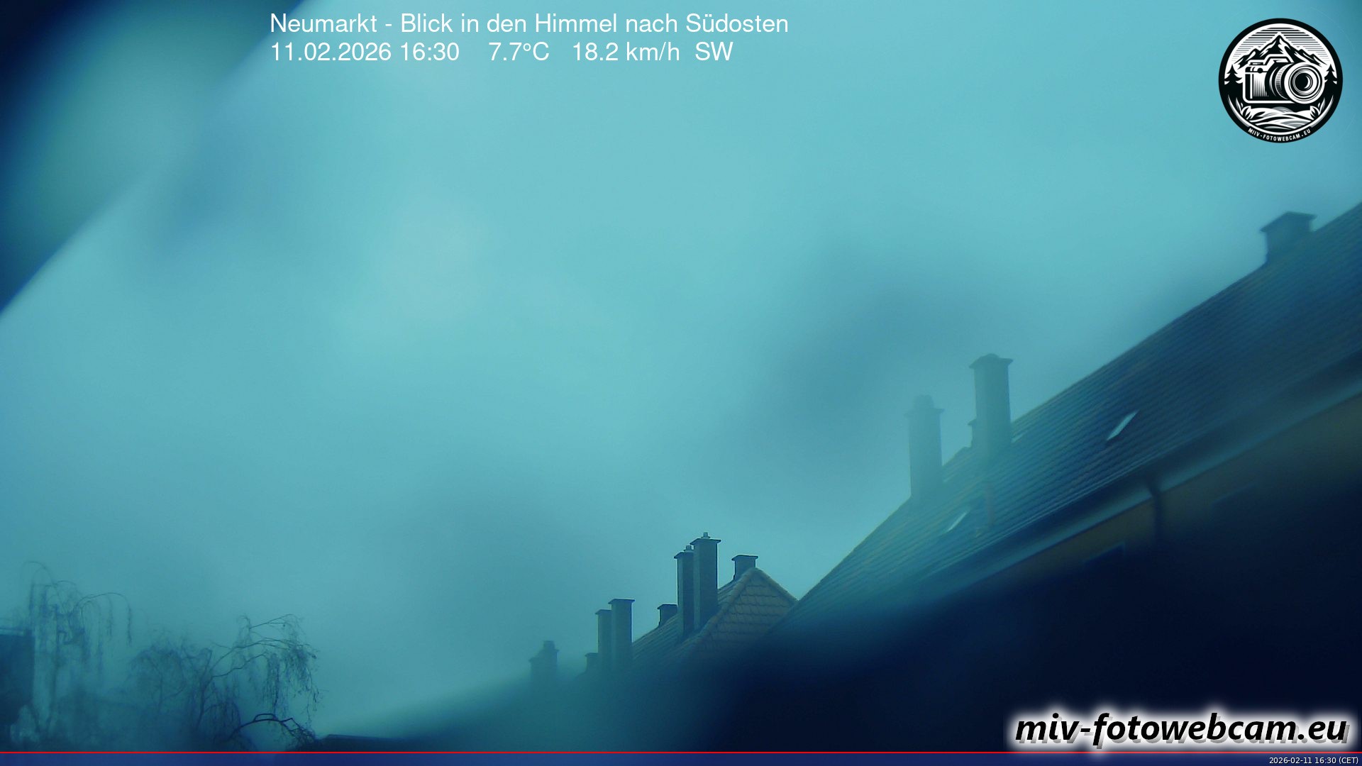 Archiv Foto Neumarkt in der Oberpfalz: Wetter-Webcam Richtung Südosten