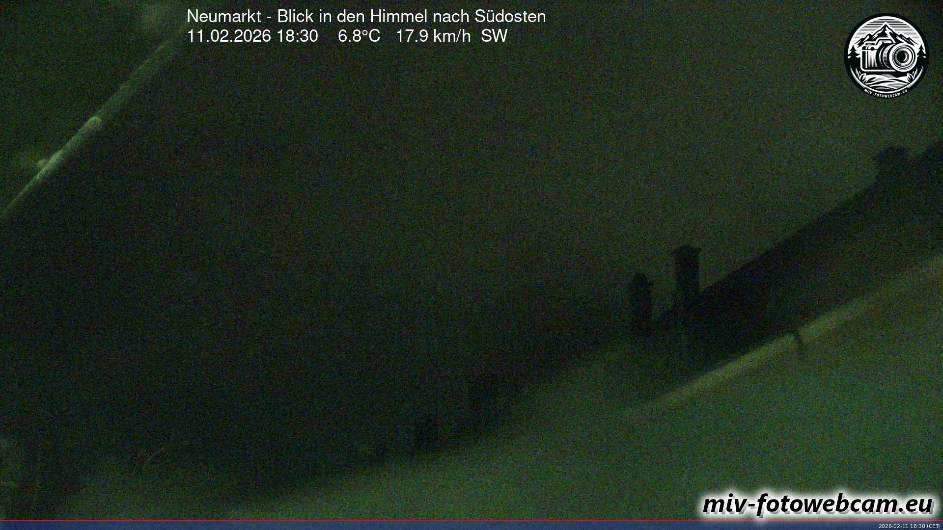 Archiv Foto Neumarkt in der Oberpfalz: Wetter-Webcam Richtung Südosten