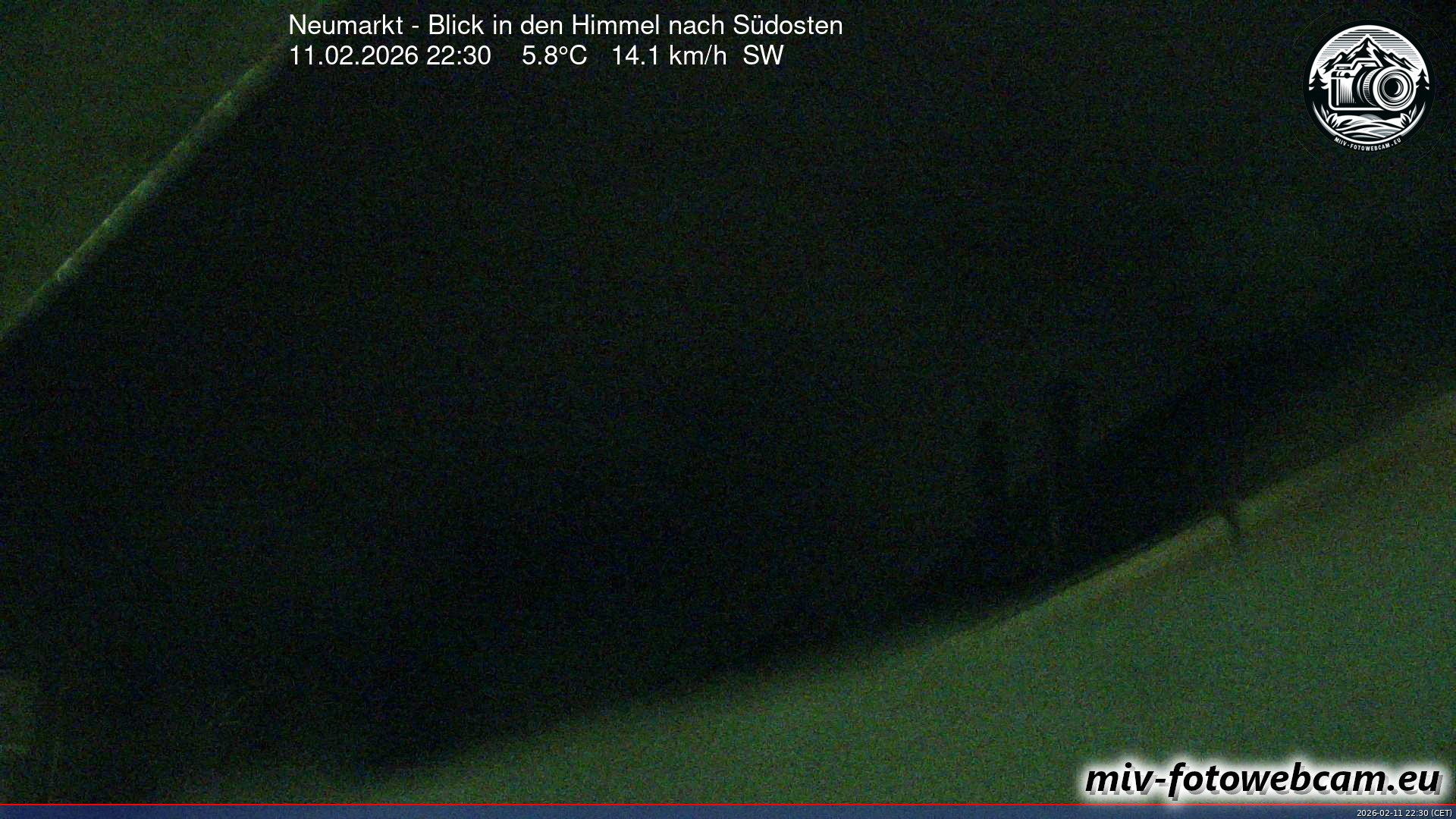 Archiv Foto Neumarkt in der Oberpfalz: Wetter-Webcam Richtung Südosten