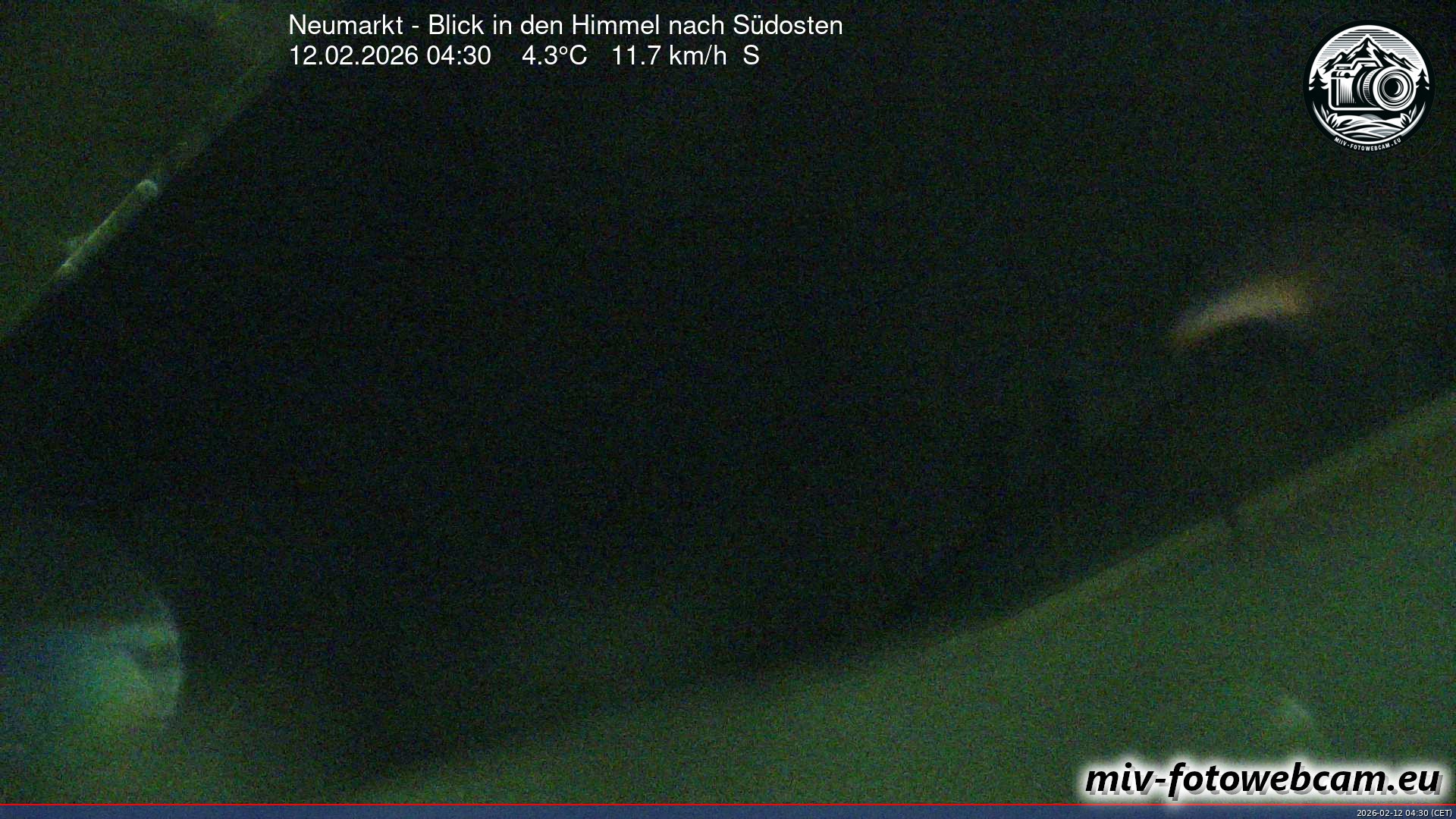 Archiv Foto Neumarkt in der Oberpfalz: Wetter-Webcam Richtung Südosten