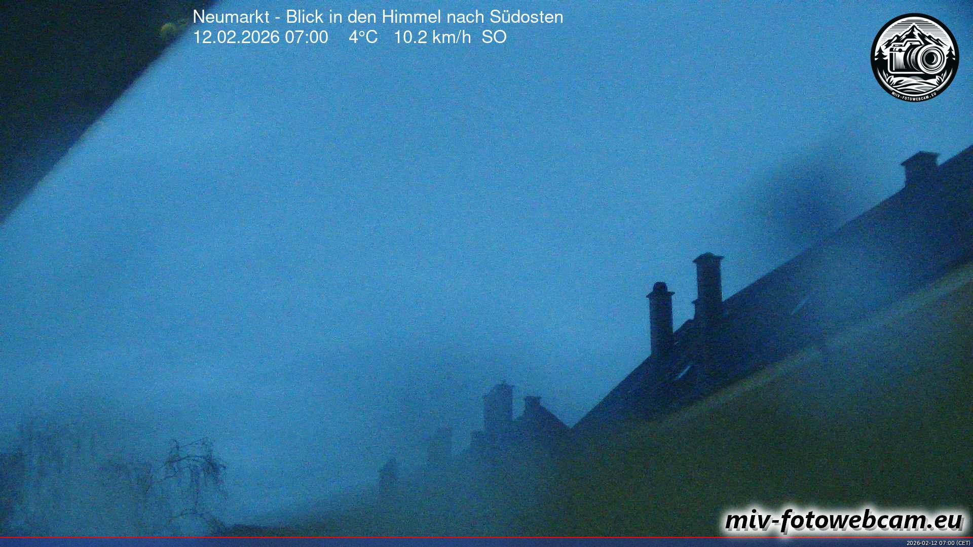 Archiv Foto Neumarkt in der Oberpfalz: Wetter-Webcam Richtung Südosten