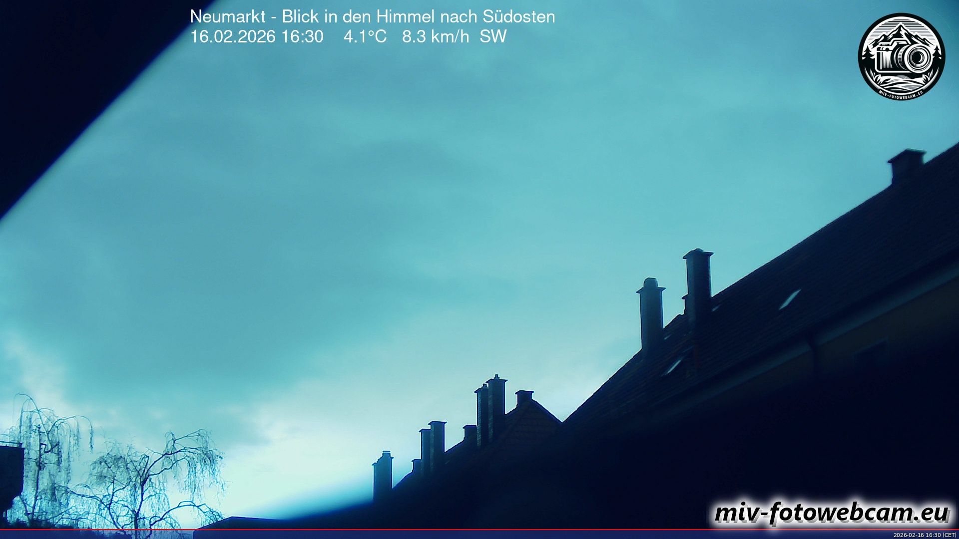 Archiv Foto Neumarkt in der Oberpfalz: Wetter-Webcam Richtung Südosten