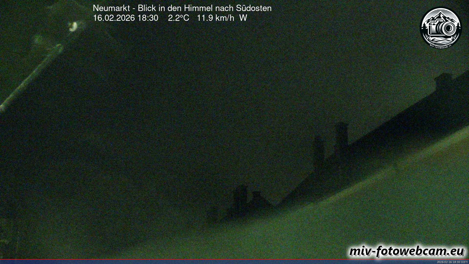 Archiv Foto Neumarkt in der Oberpfalz: Wetter-Webcam Richtung Südosten