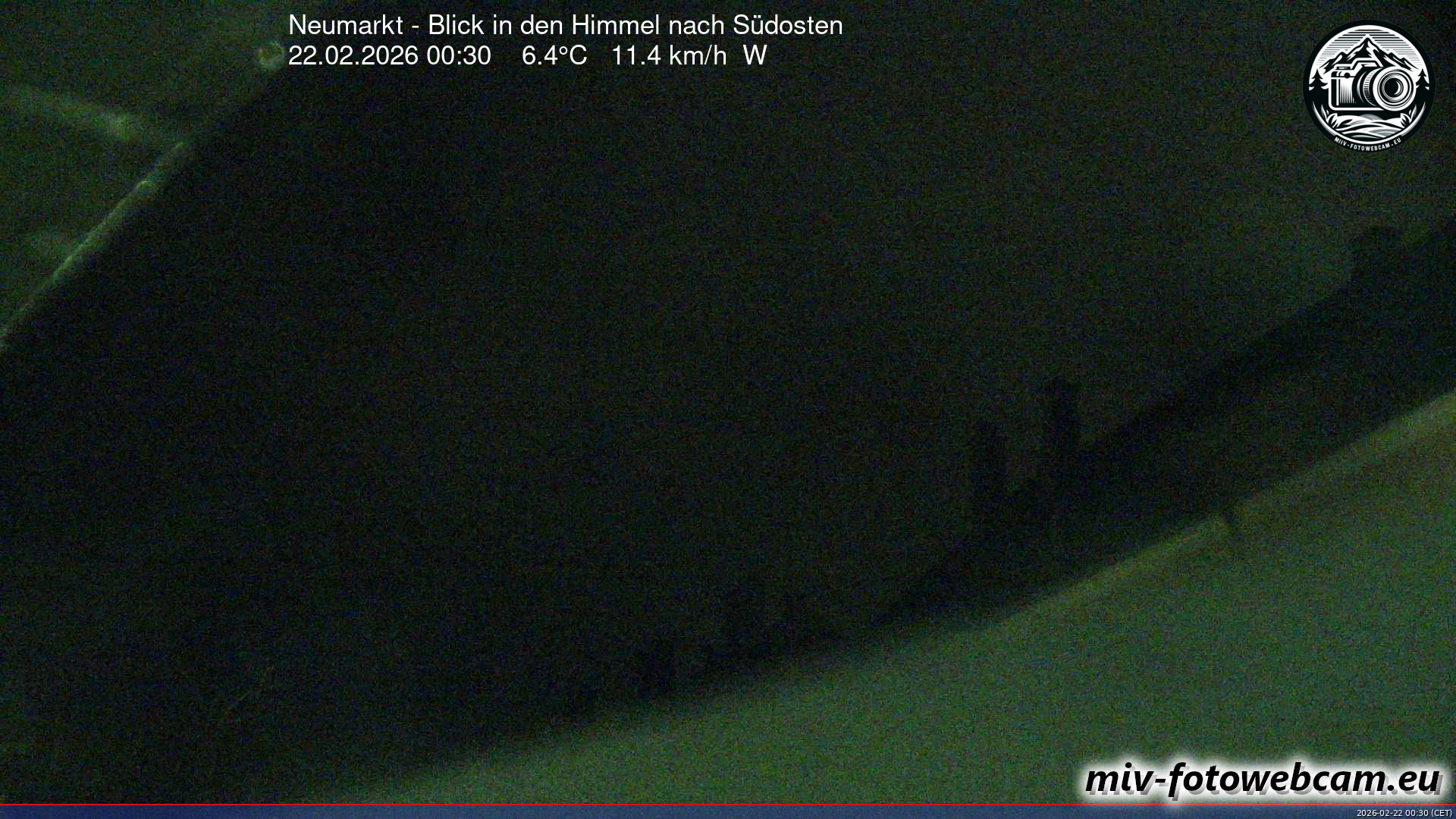 Archived image Webcam Neumarkt: Cam south east