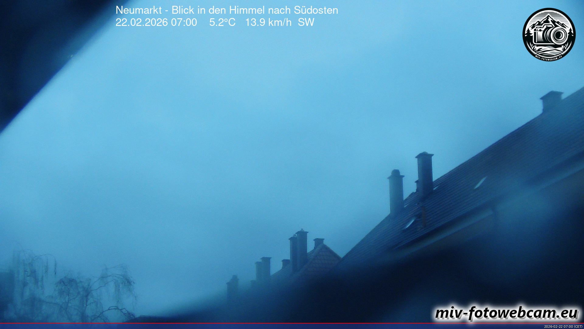 Archived image Webcam Neumarkt: Cam south east