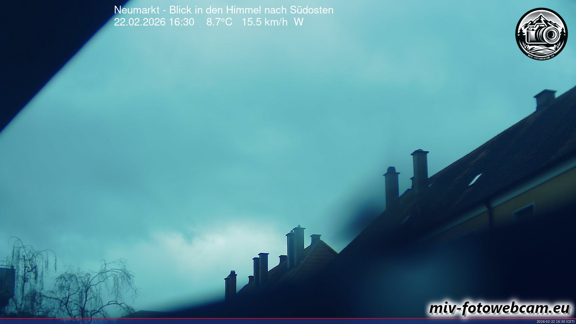 Archiv Foto Neumarkt in der Oberpfalz: Wetter-Webcam Richtung Südosten