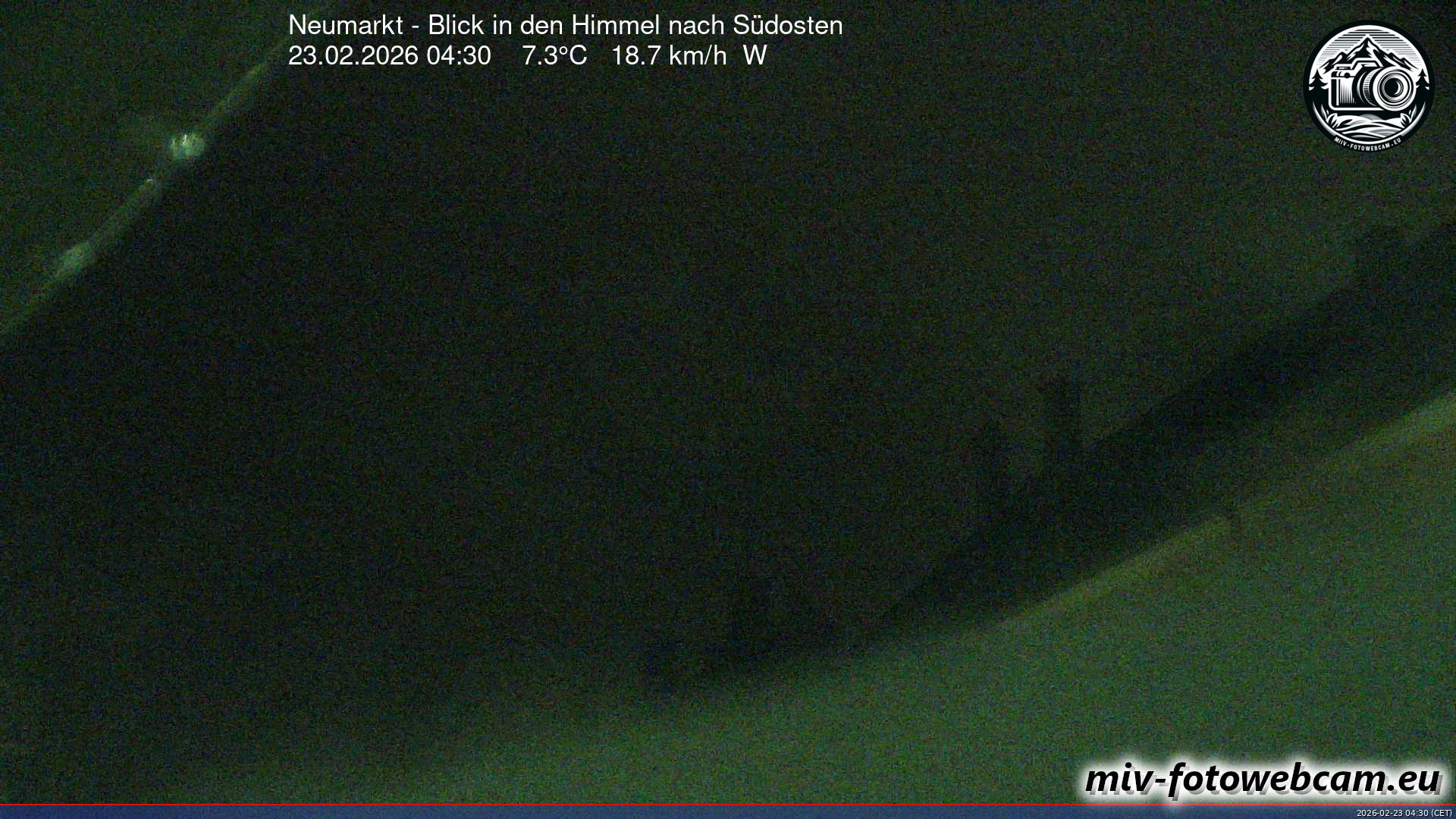 Archiv Foto Neumarkt in der Oberpfalz: Wetter-Webcam Richtung Südosten