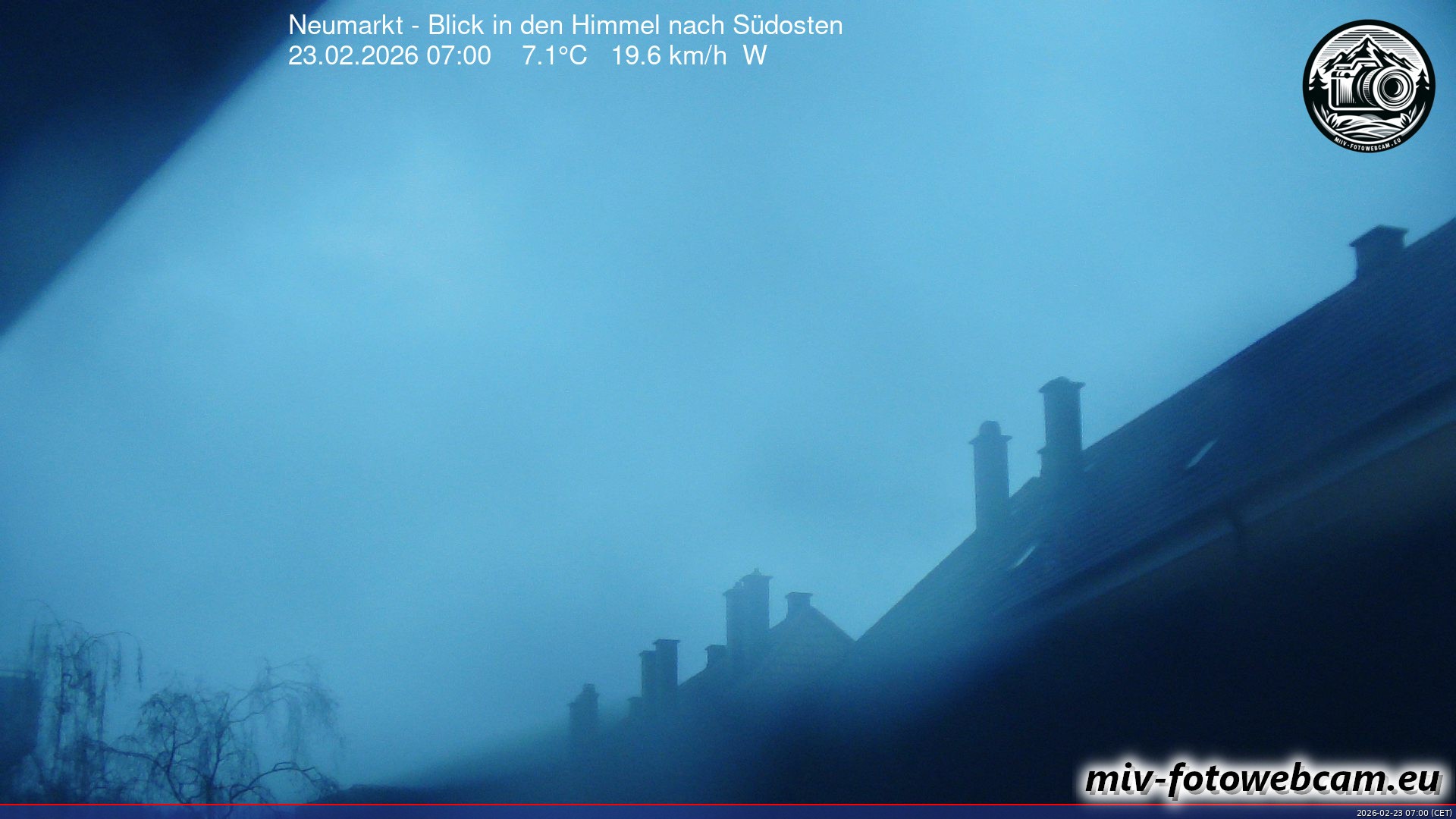 Archiv Foto Neumarkt in der Oberpfalz: Wetter-Webcam Richtung Südosten