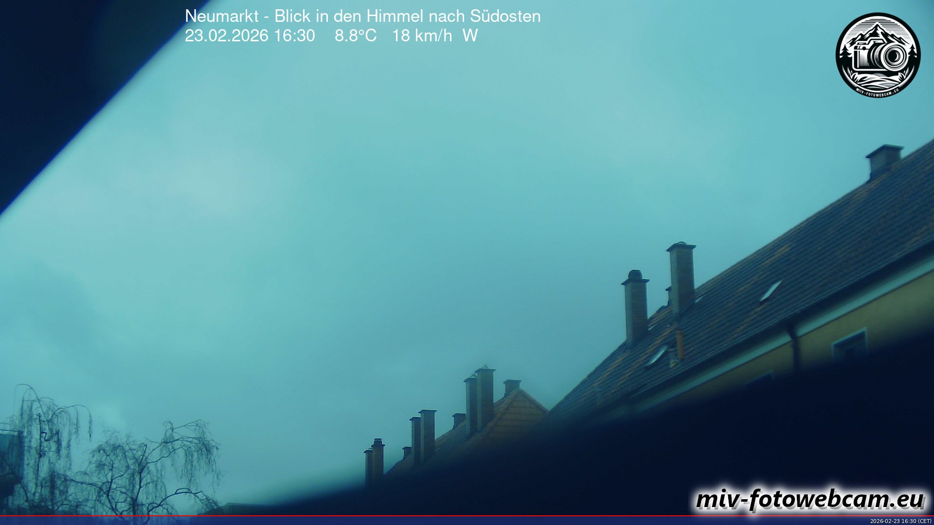 Archiv Foto Neumarkt in der Oberpfalz: Wetter-Webcam Richtung Südosten