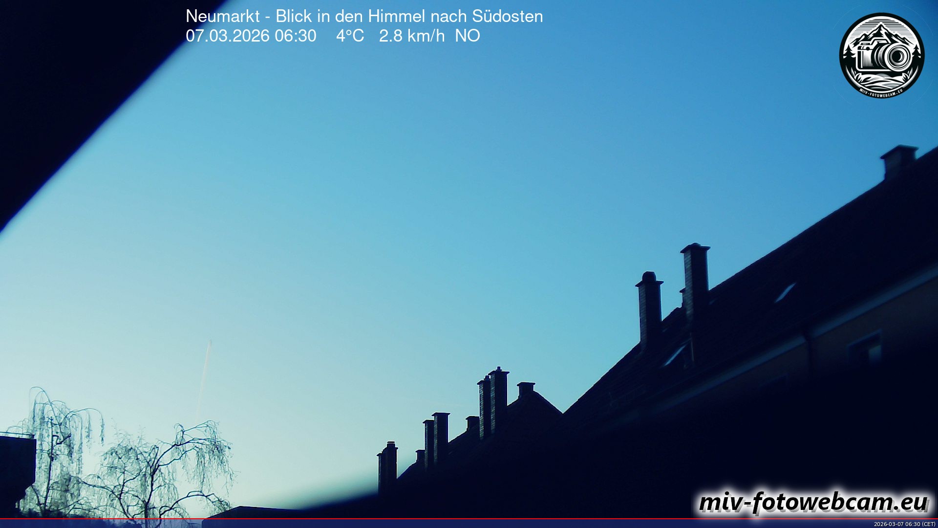 Archiv Foto Neumarkt in der Oberpfalz: Wetter-Webcam Richtung Südosten