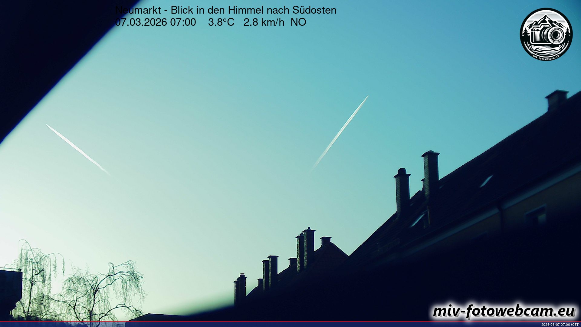 Archiv Foto Neumarkt in der Oberpfalz: Wetter-Webcam Richtung Südosten