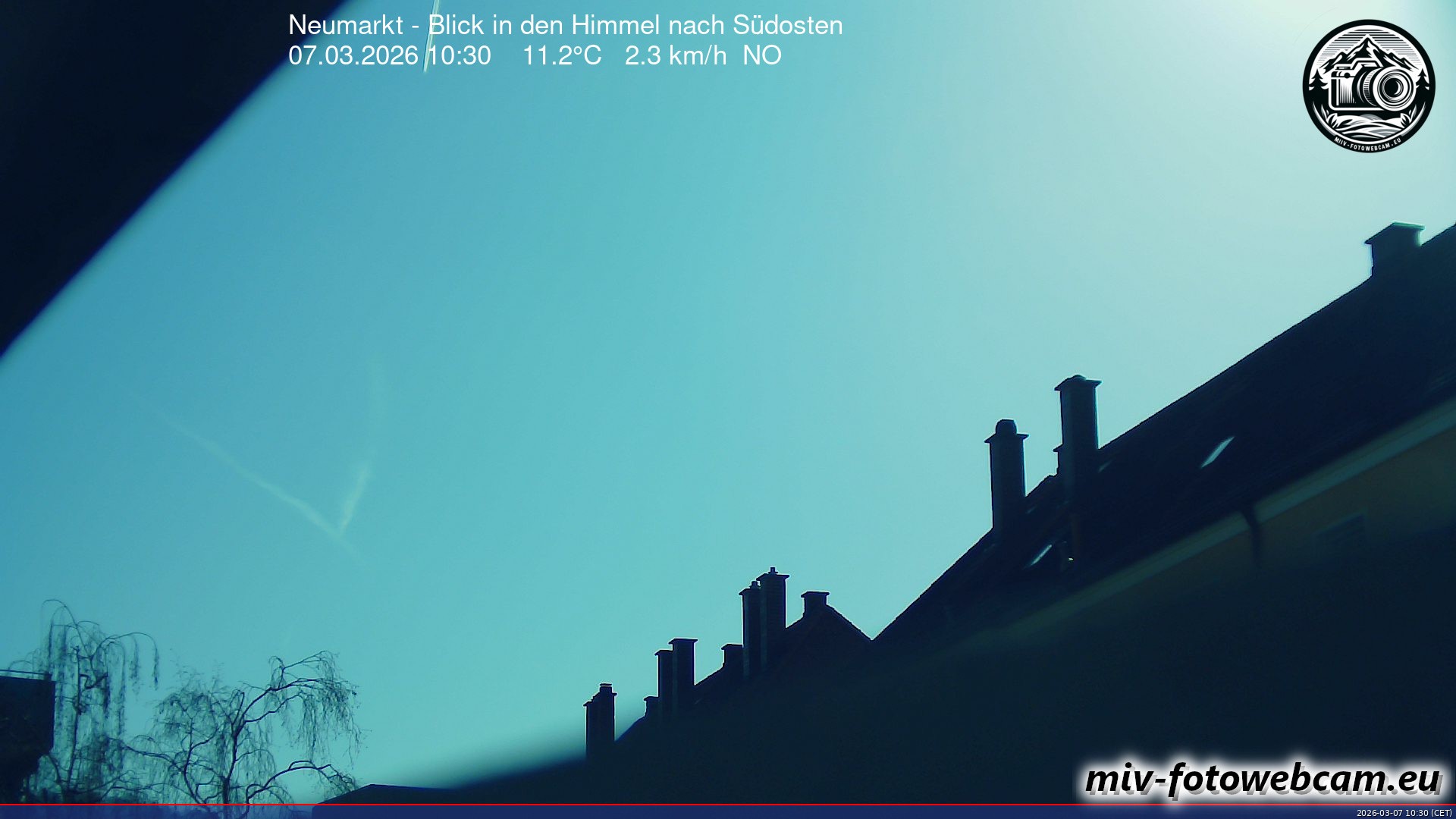 Archiv Foto Neumarkt in der Oberpfalz: Wetter-Webcam Richtung Südosten