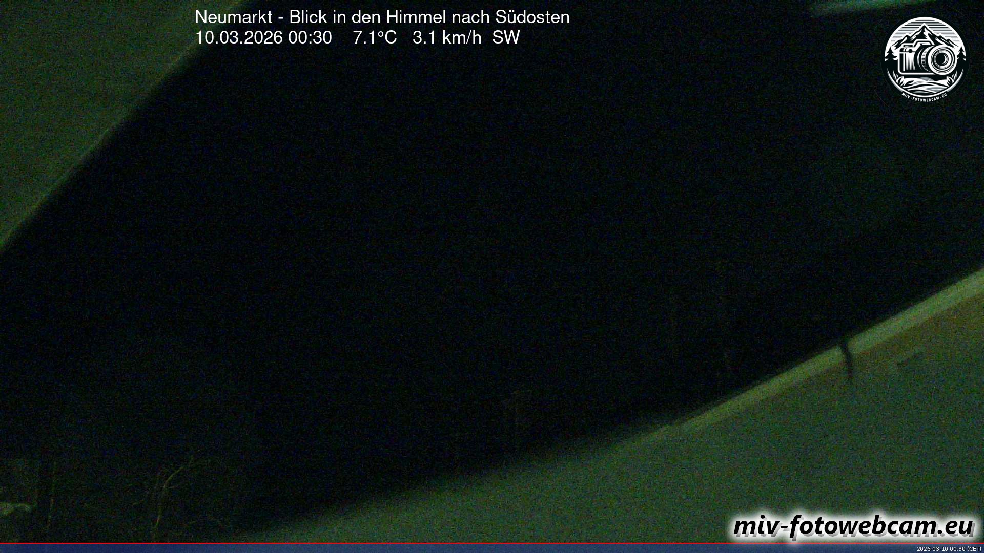 Archiv Foto Neumarkt in der Oberpfalz: Wetter-Webcam Richtung Südosten