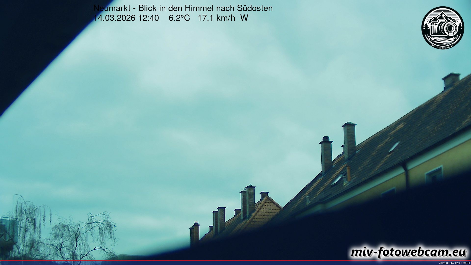 Archiv Foto Neumarkt in der Oberpfalz: Wetter-Webcam Richtung Südosten