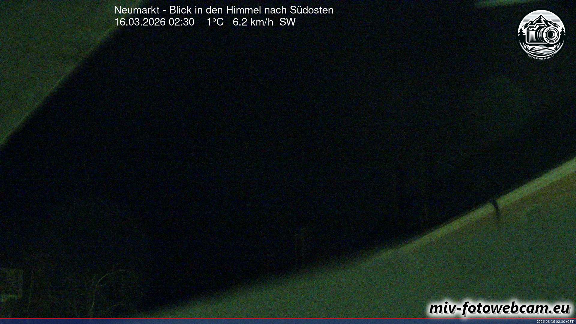 Archiv Foto Neumarkt in der Oberpfalz: Wetter-Webcam Richtung Südosten