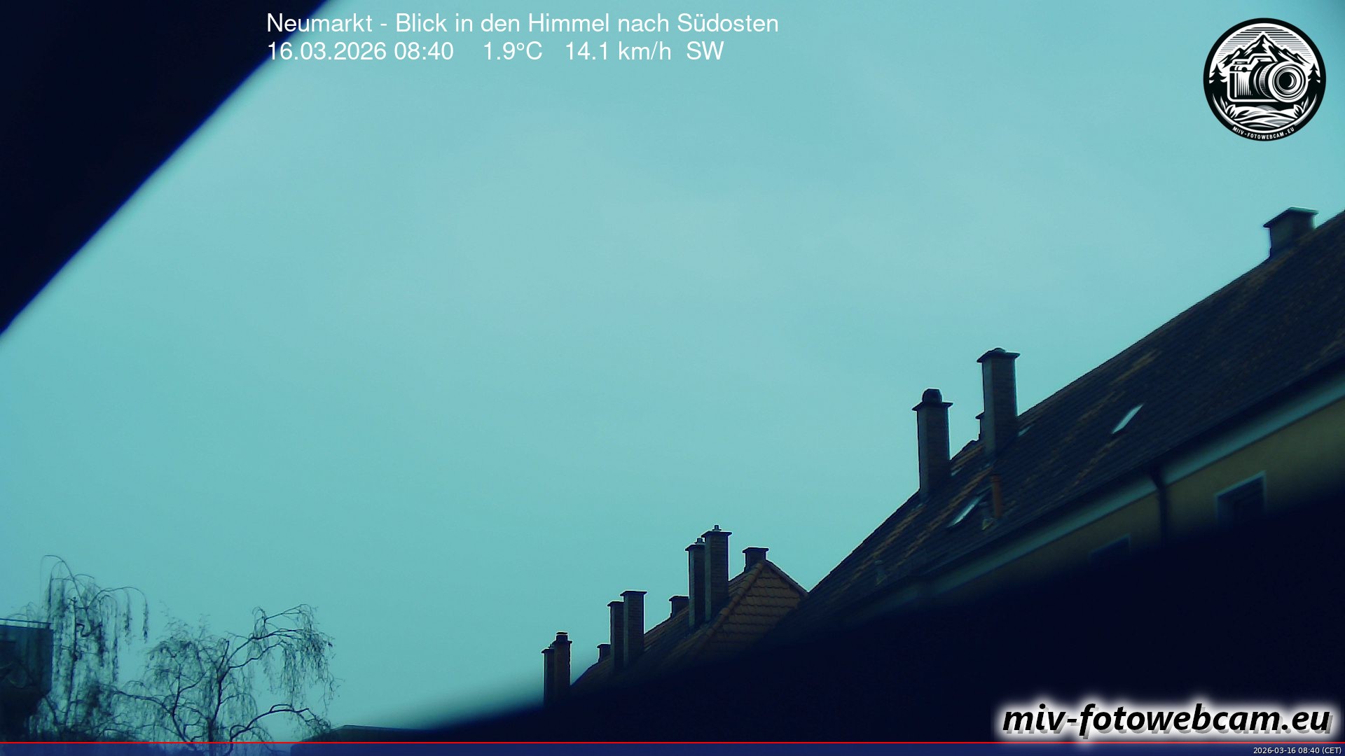 Archiv Foto Neumarkt in der Oberpfalz: Wetter-Webcam Richtung Südosten