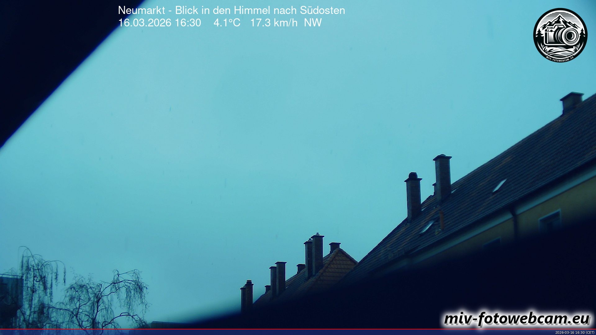 Archiv Foto Neumarkt in der Oberpfalz: Wetter-Webcam Richtung Südosten