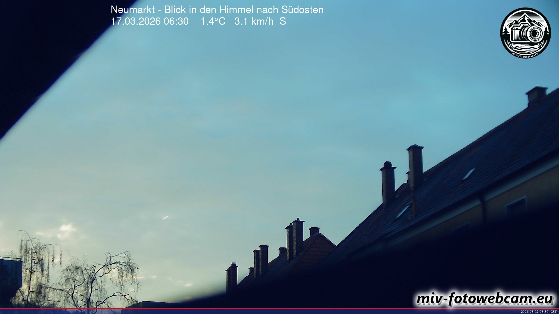 Archiv Foto Neumarkt in der Oberpfalz: Wetter-Webcam Richtung Südosten