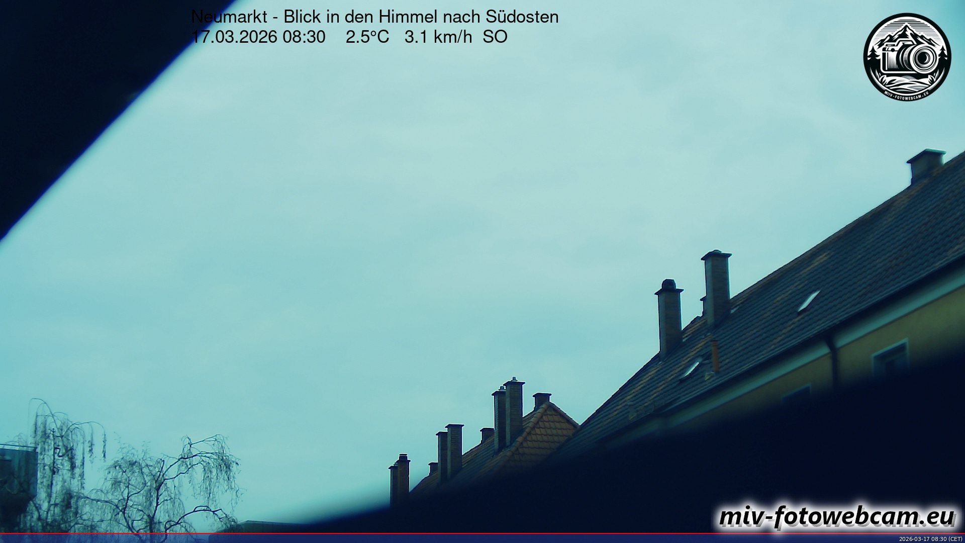 Archiv Foto Neumarkt in der Oberpfalz: Wetter-Webcam Richtung Südosten