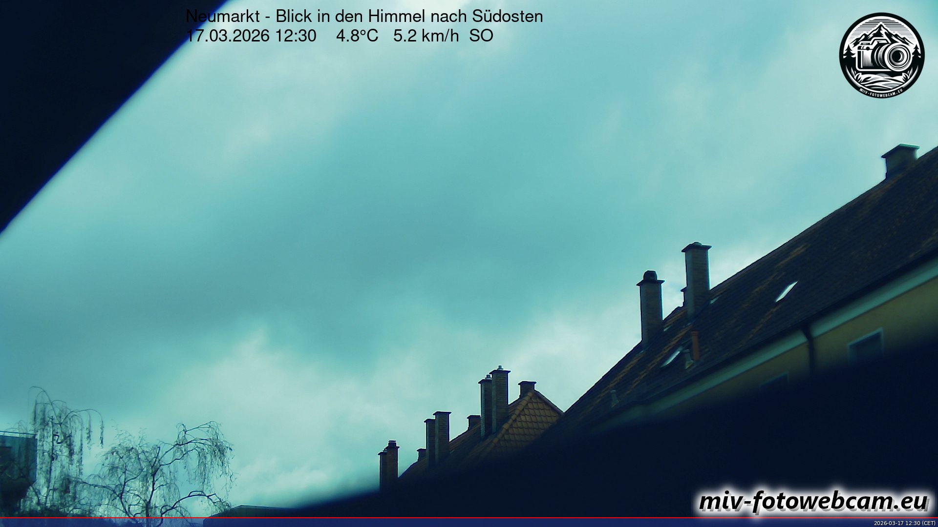 Archiv Foto Neumarkt in der Oberpfalz: Wetter-Webcam Richtung Südosten