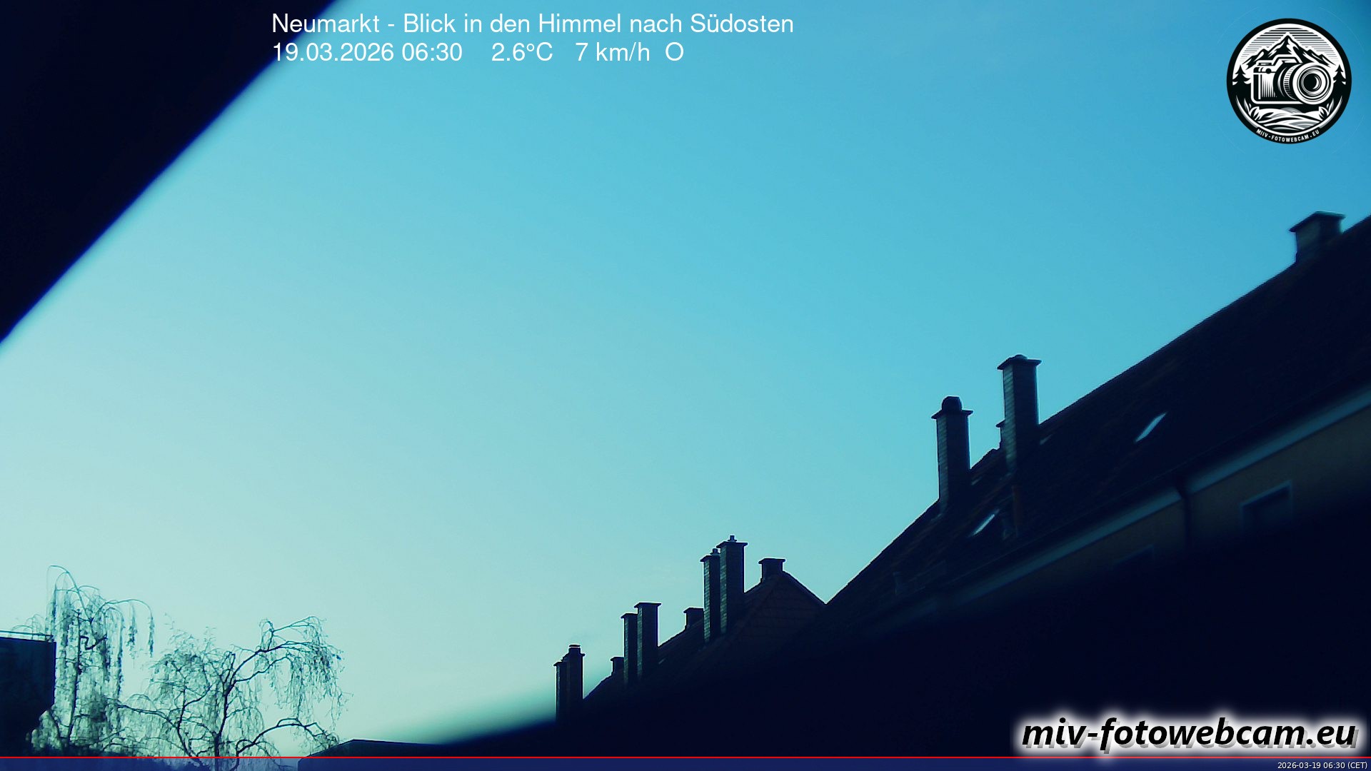 Archiv Foto Neumarkt in der Oberpfalz: Wetter-Webcam Richtung Südosten