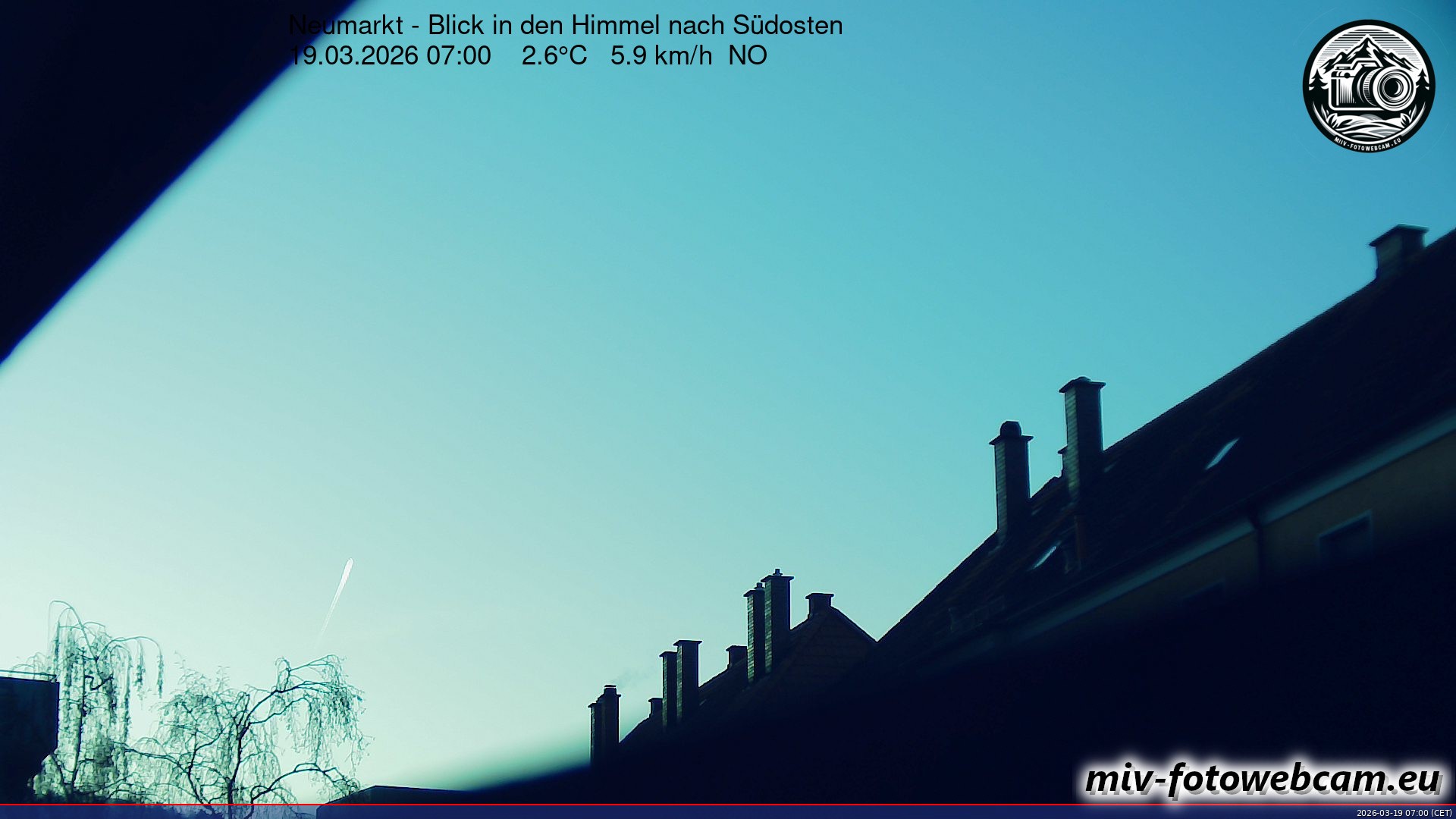 Archiv Foto Neumarkt in der Oberpfalz: Wetter-Webcam Richtung Südosten