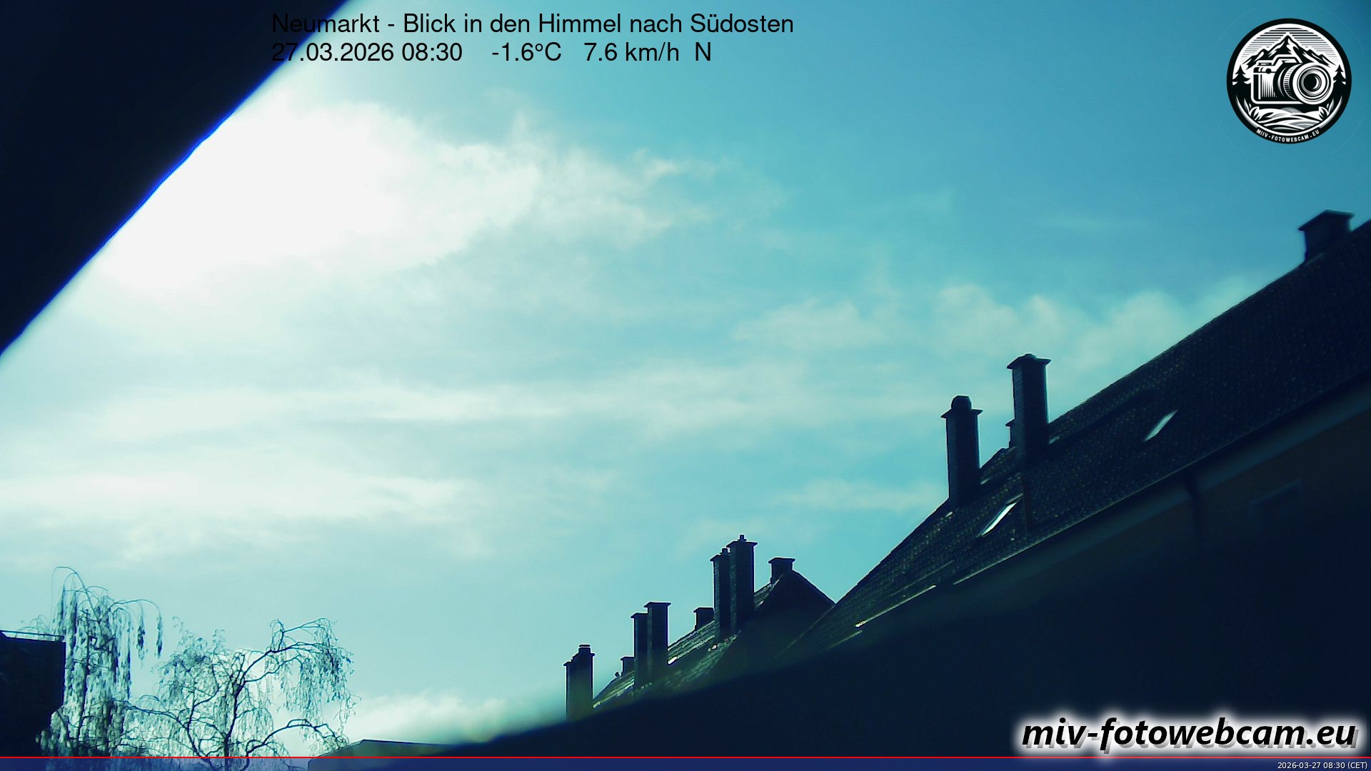 Archiv Foto Neumarkt in der Oberpfalz: Wetter-Webcam Richtung Südosten