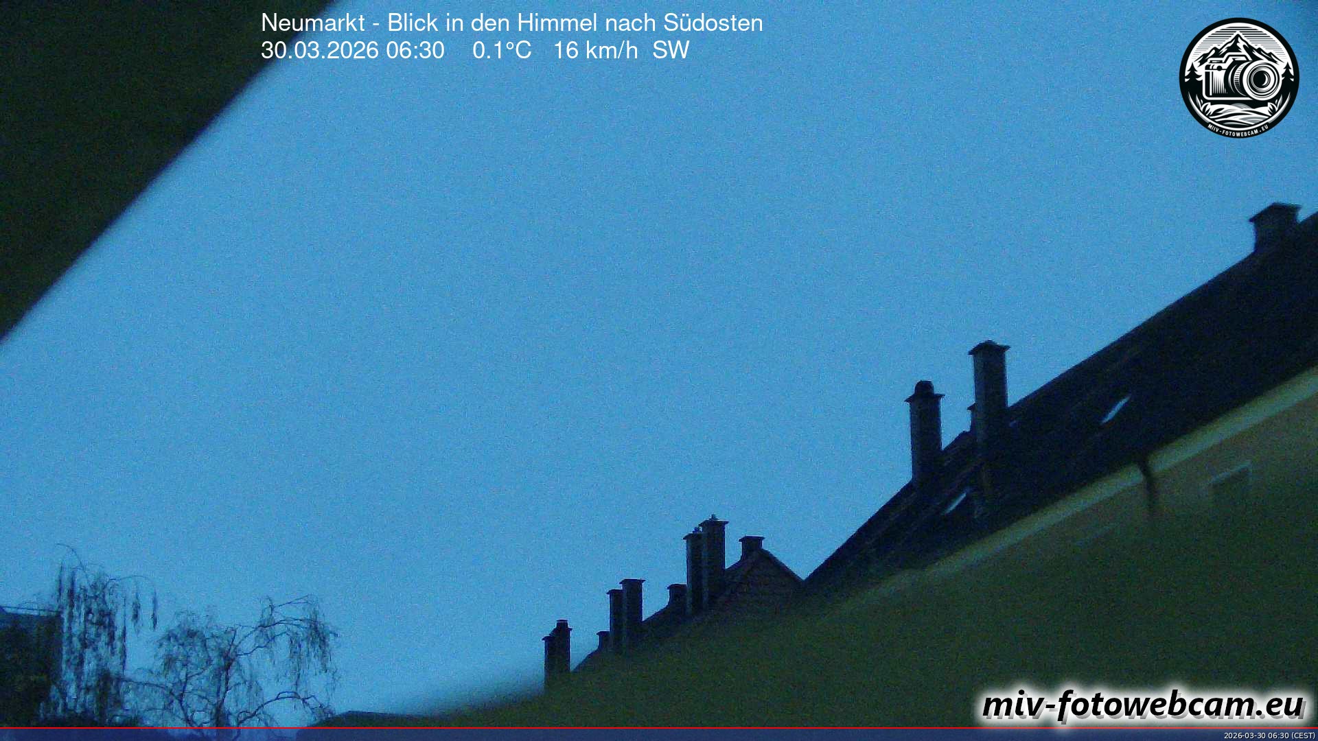 Archiv Foto Neumarkt in der Oberpfalz: Wetter-Webcam Richtung Südosten