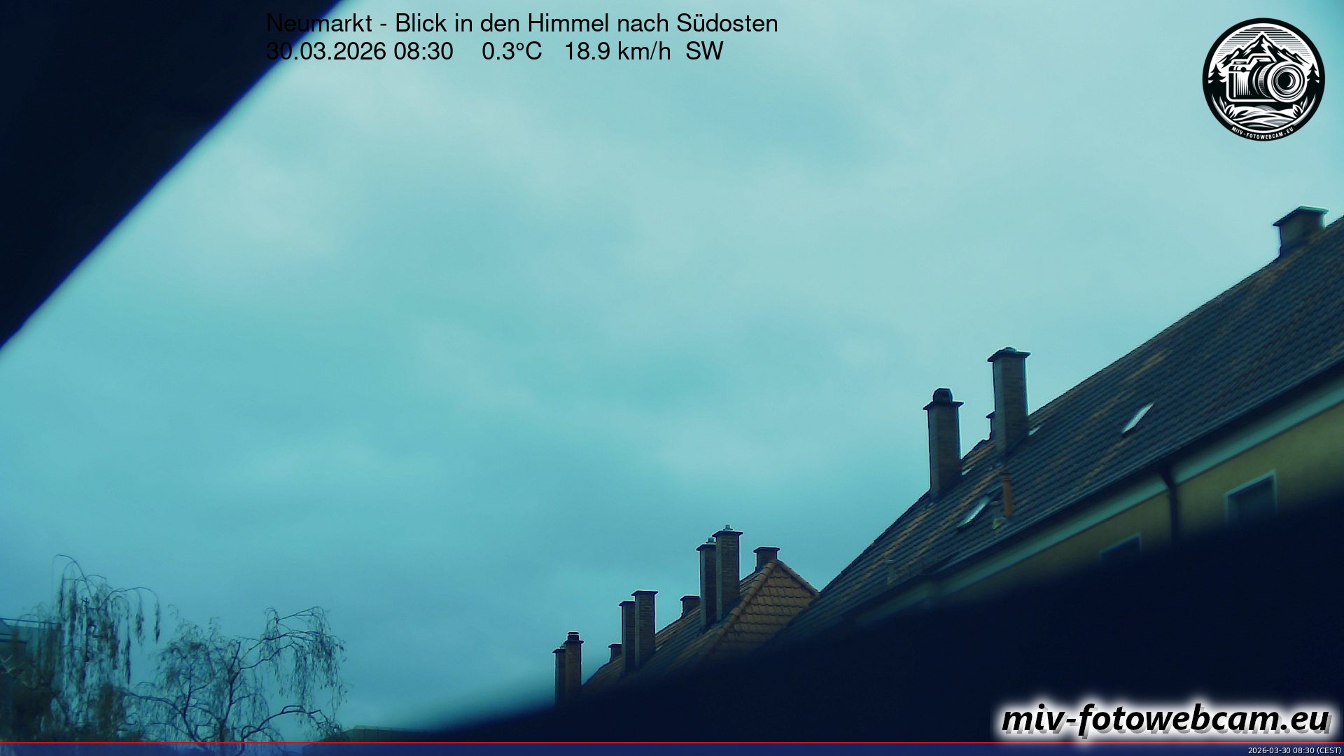 Archiv Foto Neumarkt in der Oberpfalz: Wetter-Webcam Richtung Südosten