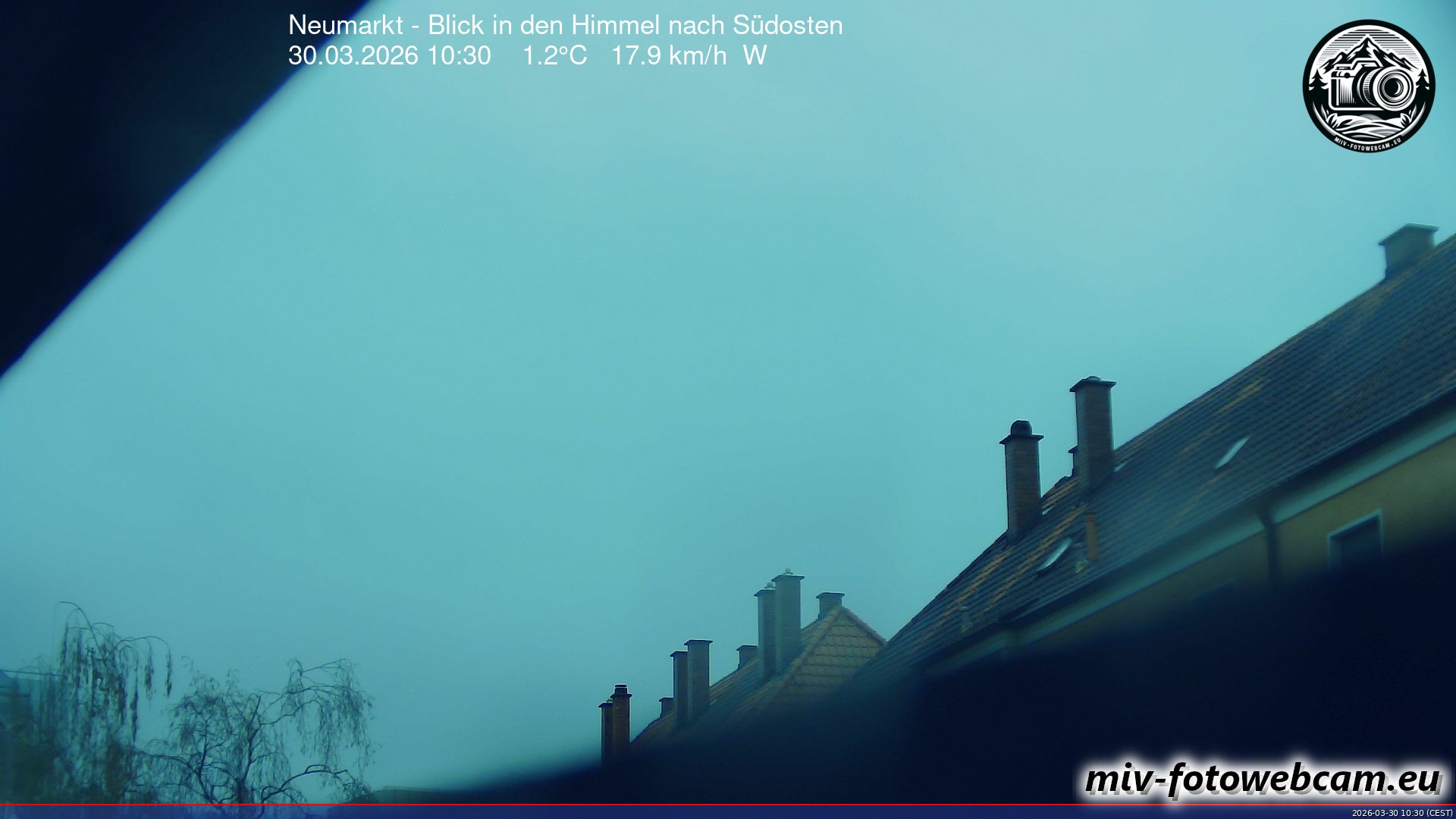 Archiv Foto Neumarkt in der Oberpfalz: Wetter-Webcam Richtung Südosten