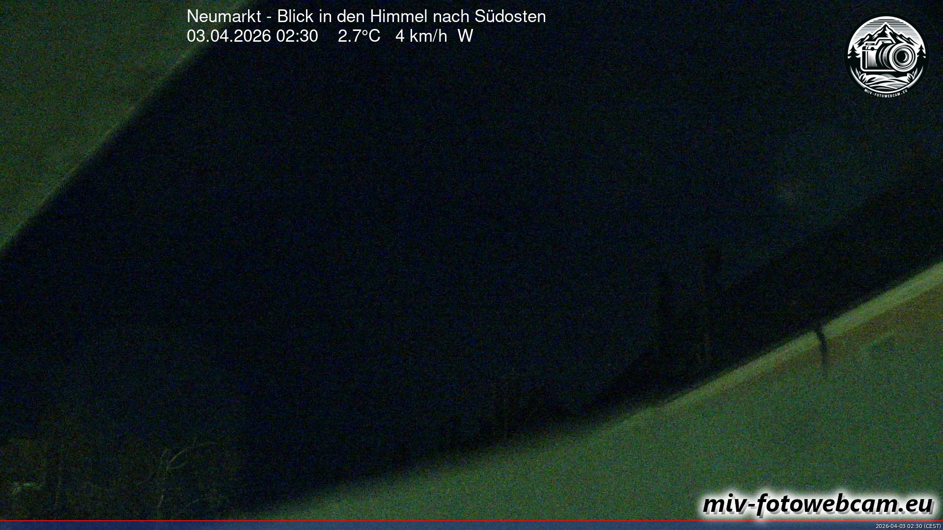 Archiv Foto Neumarkt in der Oberpfalz: Wetter-Webcam Richtung Südosten