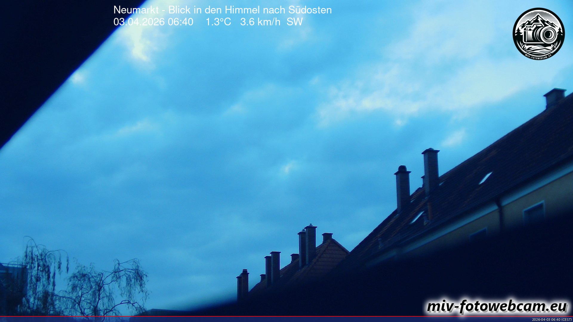 Archiv Foto Neumarkt in der Oberpfalz: Wetter-Webcam Richtung Südosten