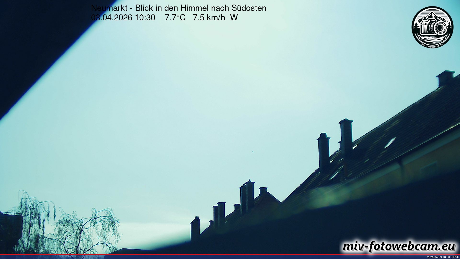 Archiv Foto Neumarkt in der Oberpfalz: Wetter-Webcam Richtung Südosten