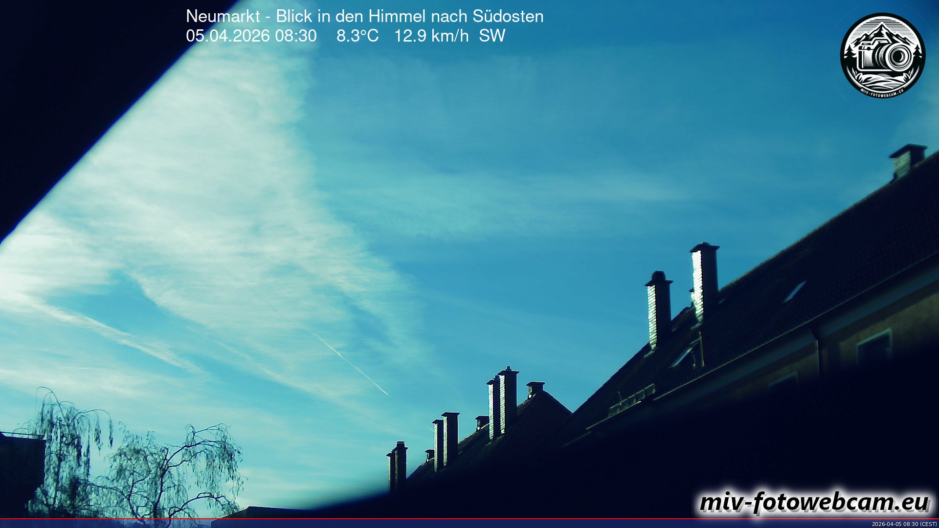 Archiv Foto Neumarkt in der Oberpfalz: Wetter-Webcam Richtung Südosten