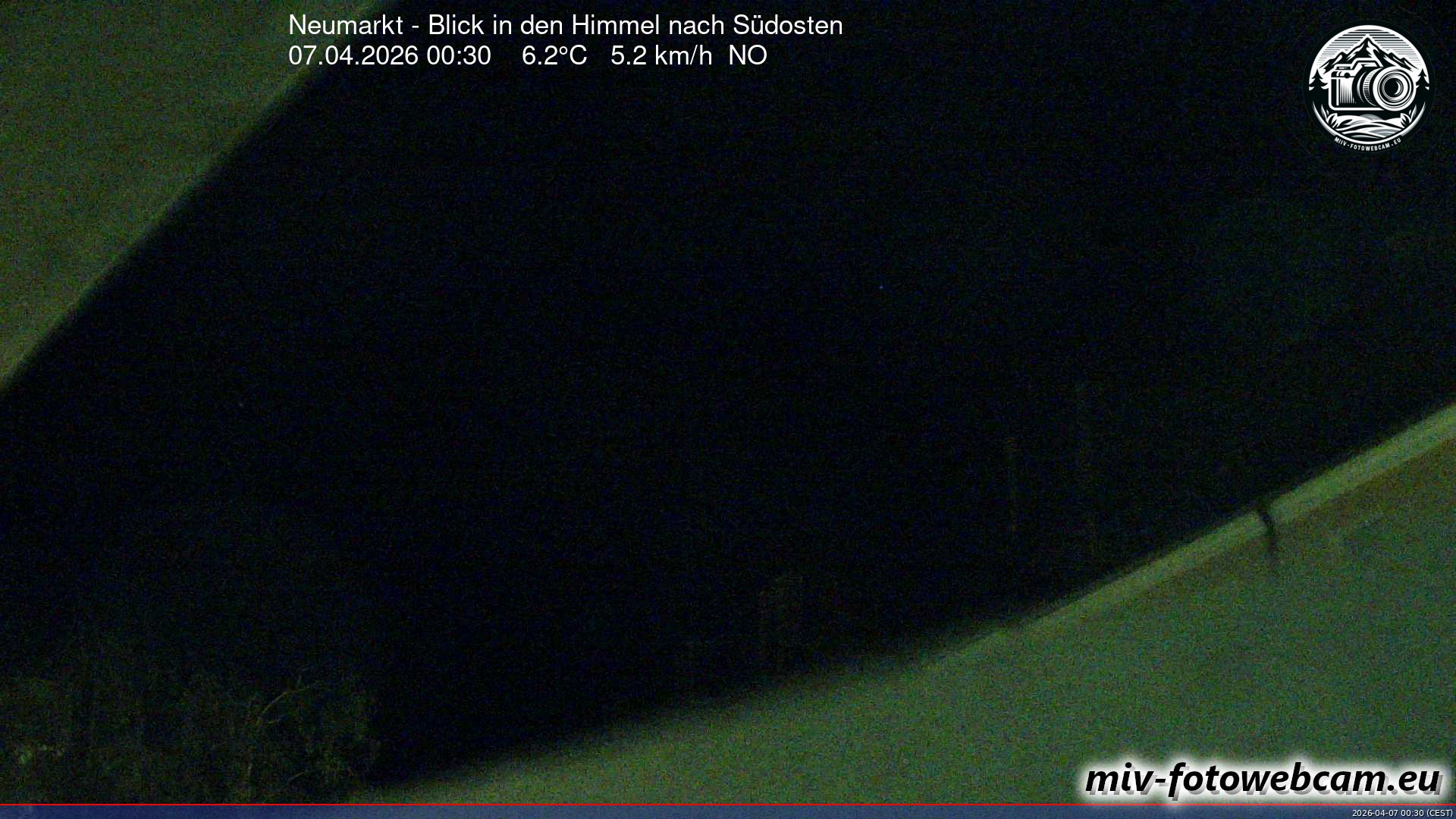 Archiv Foto Neumarkt in der Oberpfalz: Wetter-Webcam Richtung Südosten