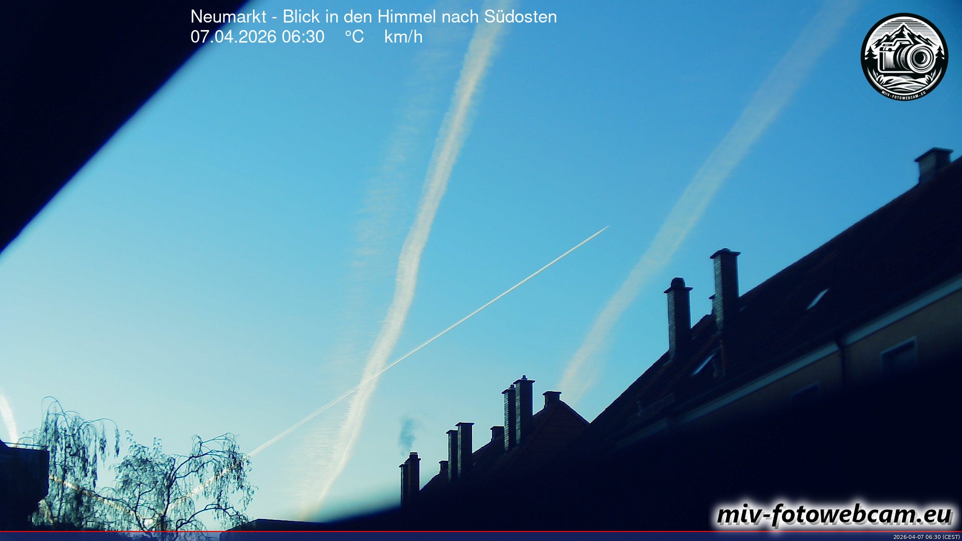 Archiv Foto Neumarkt in der Oberpfalz: Wetter-Webcam Richtung Südosten