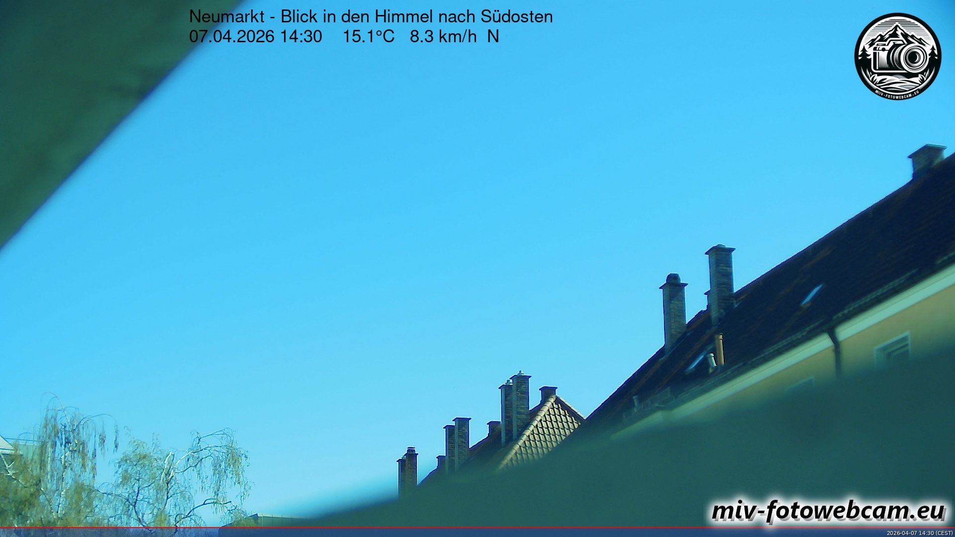 Archiv Foto Neumarkt in der Oberpfalz: Wetter-Webcam Richtung Südosten