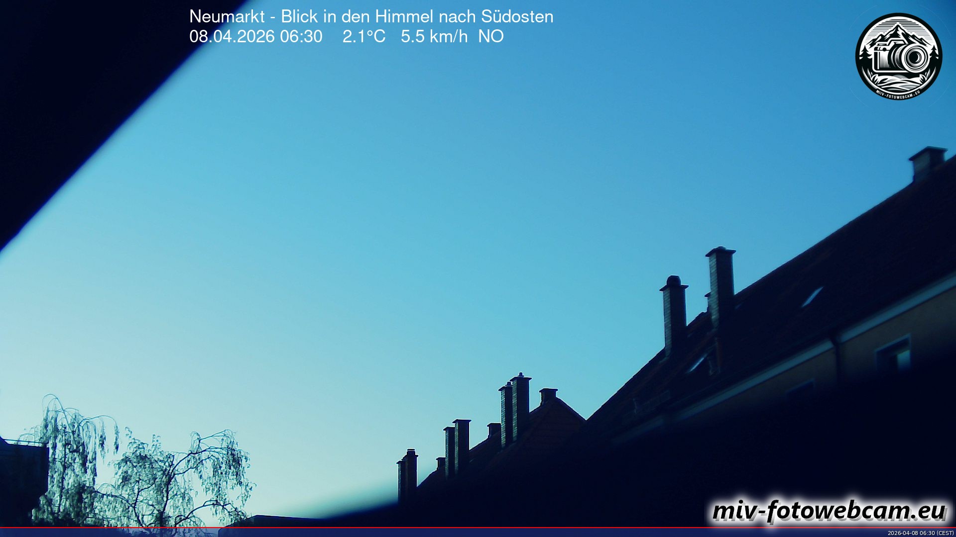 Archiv Foto Neumarkt in der Oberpfalz: Wetter-Webcam Richtung Südosten