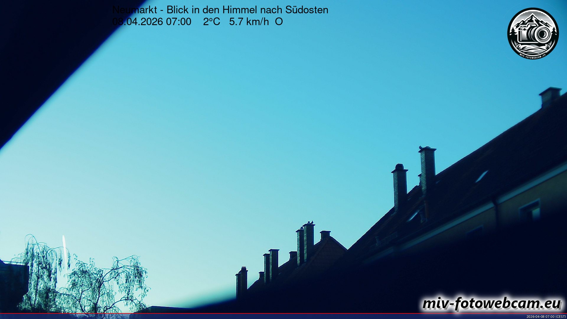 Archiv Foto Neumarkt in der Oberpfalz: Wetter-Webcam Richtung Südosten