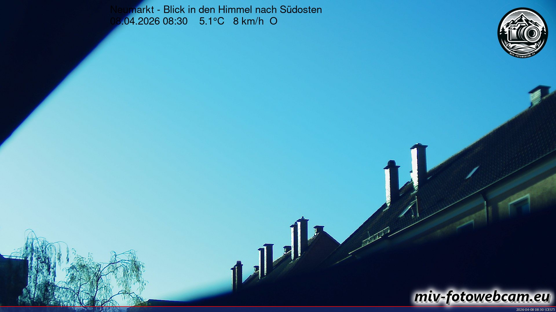 Archiv Foto Neumarkt in der Oberpfalz: Wetter-Webcam Richtung Südosten