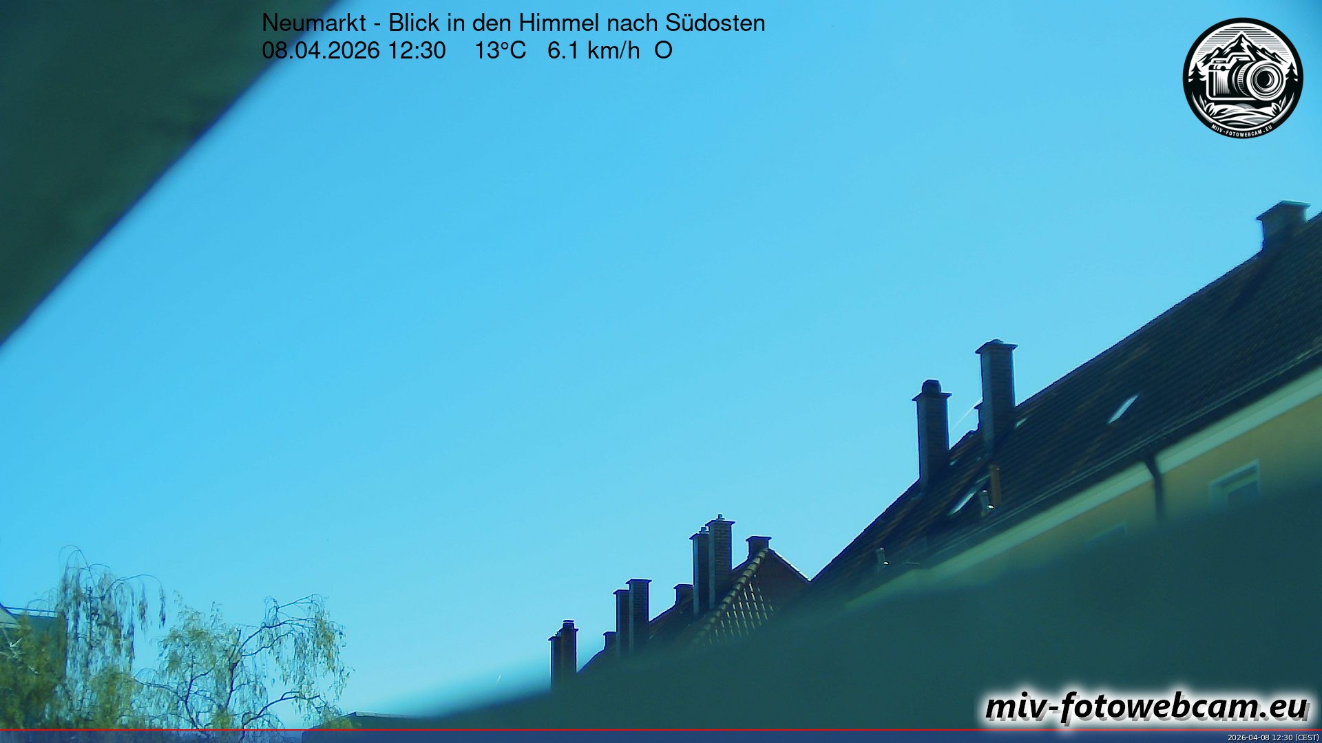 Archiv Foto Neumarkt in der Oberpfalz: Wetter-Webcam Richtung Südosten