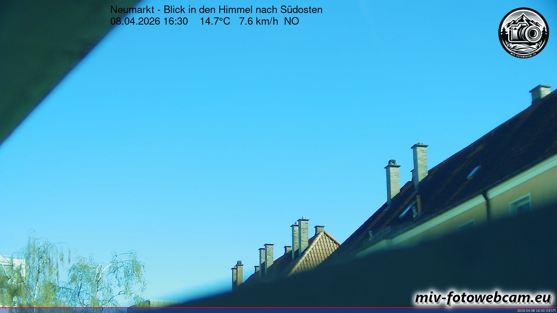 Archiv Foto Neumarkt in der Oberpfalz: Wetter-Webcam Richtung Südosten