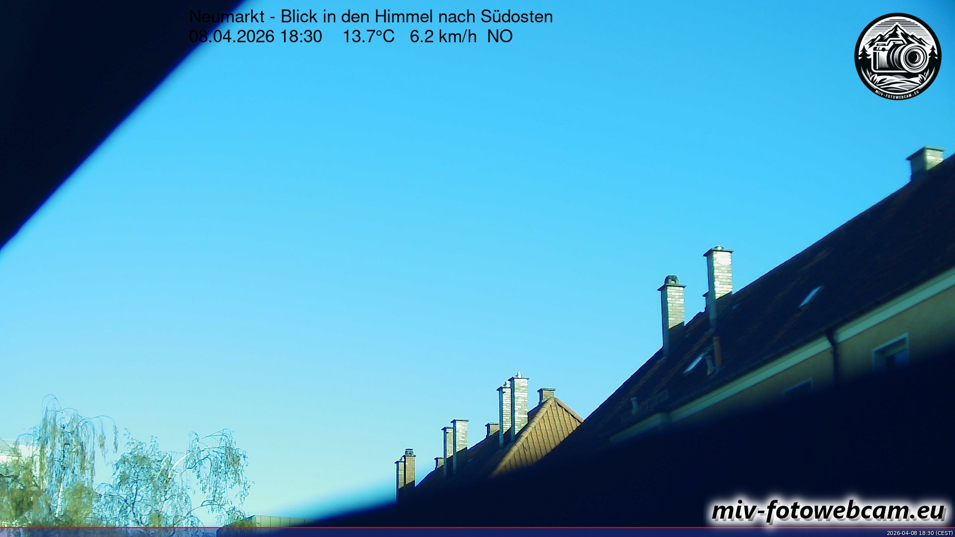 Archiv Foto Neumarkt in der Oberpfalz: Wetter-Webcam Richtung Südosten