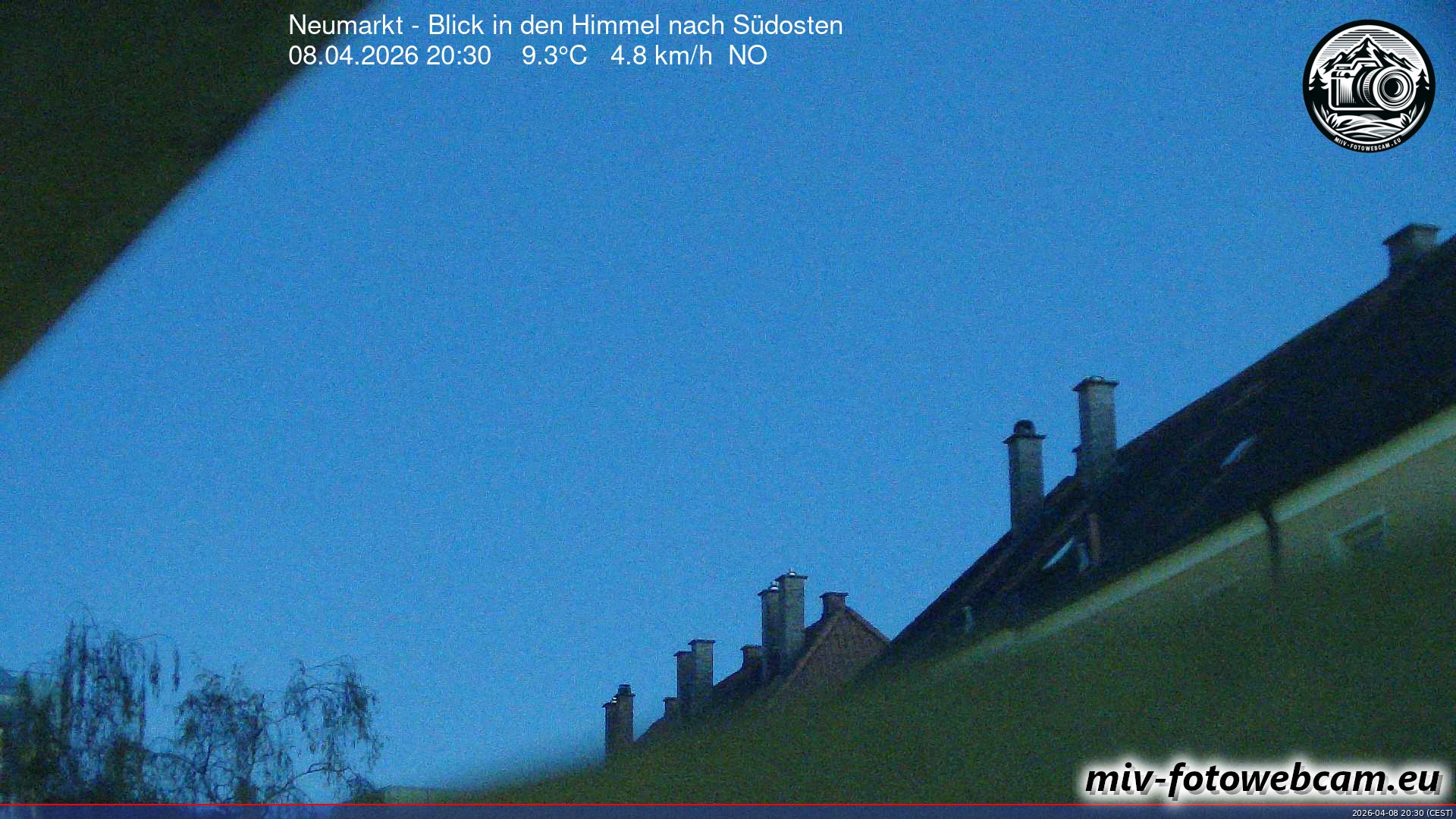 Archiv Foto Neumarkt in der Oberpfalz: Wetter-Webcam Richtung Südosten